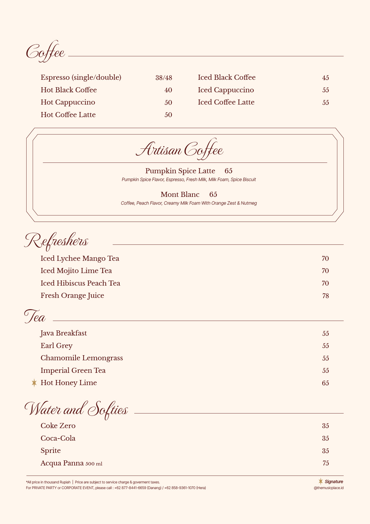 Coffee & Tea